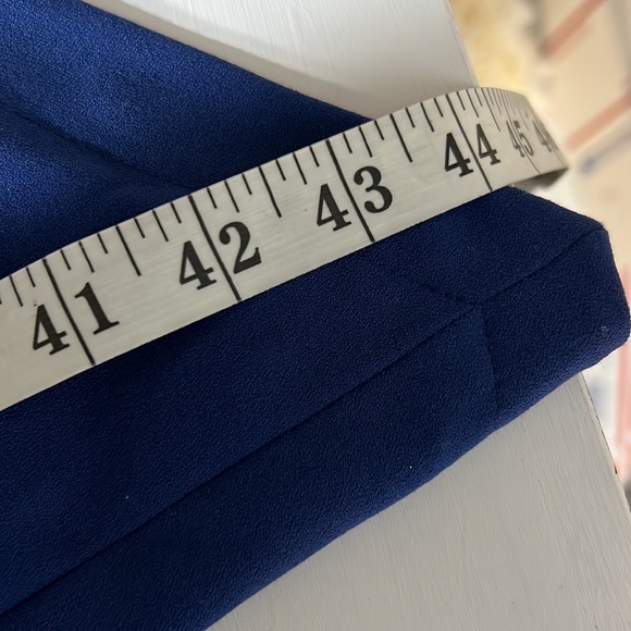 BCBGMAXAZRIA BLUE DEPTH LESLIE ONE-SHOULDER DRESS ASYMMETRICAL BODYCON SZ. 2 - Picture 15 of 16